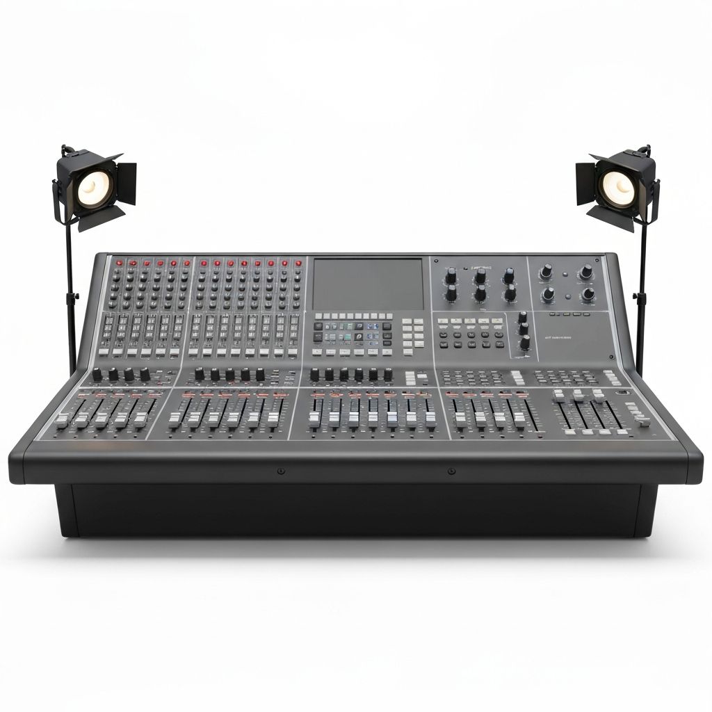 Mesa de mezclas digital Behringer X32 / Midas M32 en estudio